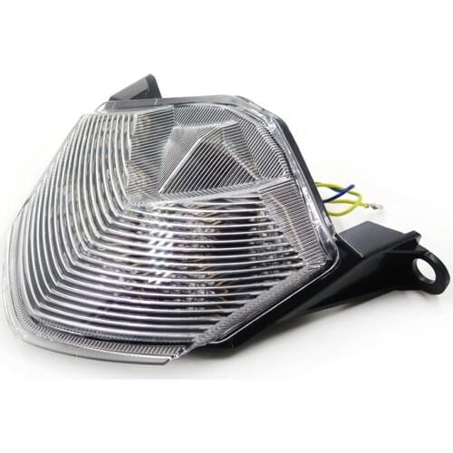 Aftermarket free shipping motorcycle parts LED Tail Brake Light for Kawasaki Z750 Z1000 ZX-10R ZX1000 ZX-6R ZX600 CLEAR