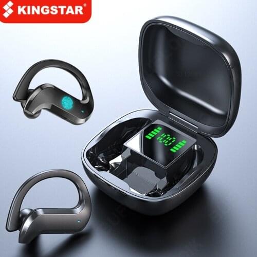 KINGSTAR Wireless Headphones Bluetooth Earphones Noise Canceling Waterproof Headset 9D Stereo Wireless Earbuds With Microphone