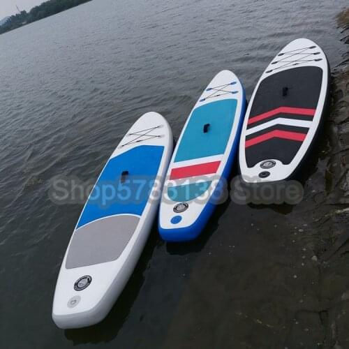 Best Selling Inflatable Surfing Board For Kids And Adults Stand Up Paddle Board Water Sport Launch 305*76*15CM Surfboard Cheap