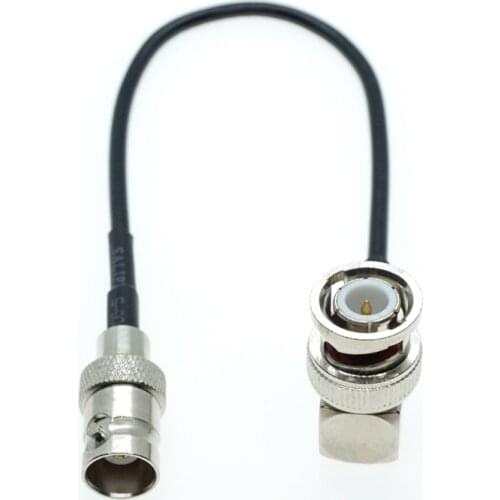 BNC male right angle to BNC Female Jack pigtail cable RG174 3G/4G Wireless