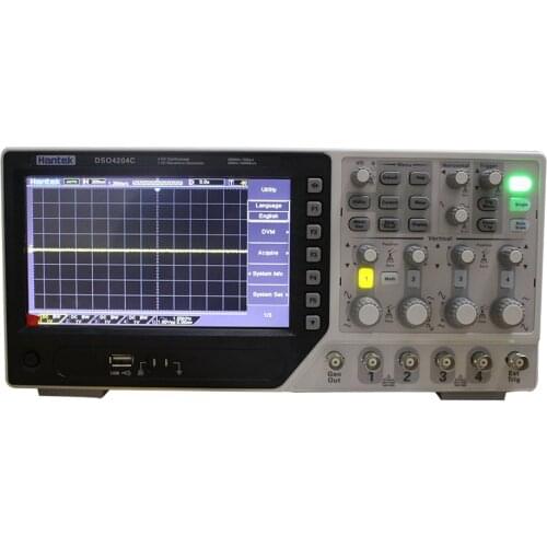 Hantek DSO4204C Digital Oscilloscope 200MHz 4 Channels Portable USB PC LCD Osciloscopio Automotive +EXT+DVM+Auto range function
