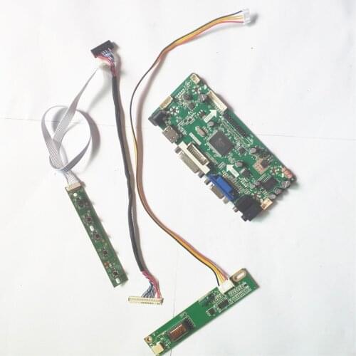 For LP171WX2-TLA1/TLA2 LVDS 30Pin CCFL HDMI-Compatible+VGA+DVI LCD monitor panel 1440*900 17.1" M.NT68676 controller board