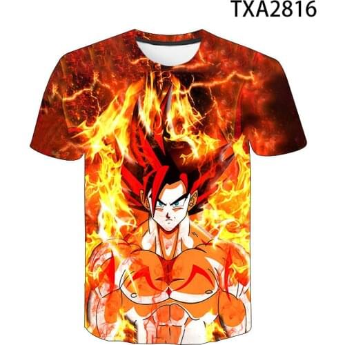 Boys girls T Shirt 3d T-shirt Anime Men T Shirt kids T Shirts Hip Hop 2020 Japanese Clothes Vintage Adult parent-child Clothing