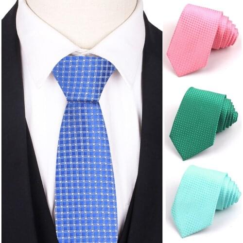 Blue Green Plaid Men Ties Skinny Neck Tie For Men Women Slim Check Necktie For Party Business Cravats Casual Boys Neckties