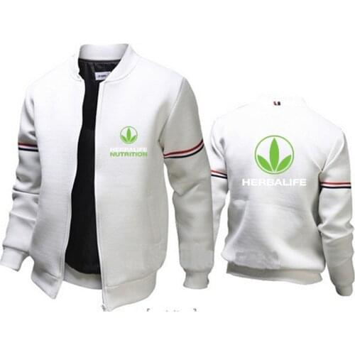 HERBALIFE NUTRITION 2021 New Printed Comfortable Casual Jackets Round Neck Jacket Fashion Hip Hop Sports High Street Tops