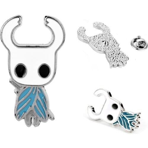Game Hollow Knight Enamel Pin Wanderer Lapel Hornet Metal Brooch coat handbag hat cute Badge women man Accessories gift