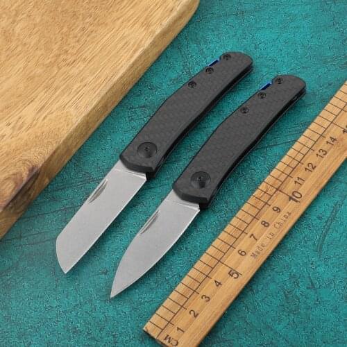 Tolerance 0230 Slip-Joint carbon fibre Mark 20CV Pocket Survival EDC Tool camp hunting outdoor kitchen folding knife
