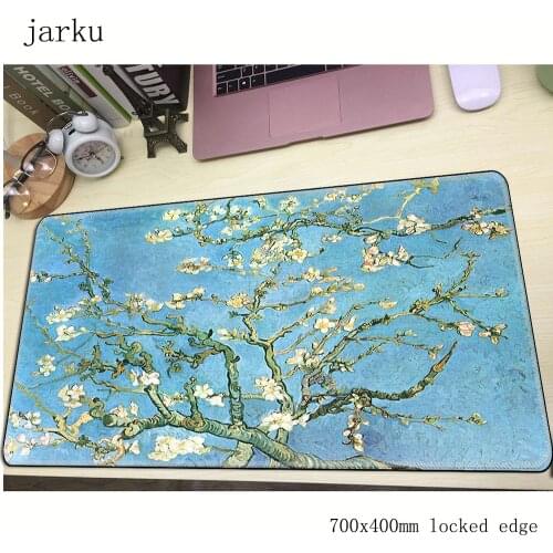 Van gogh mouse pad gamer 700x400mm notbook mouse mat large gaming mousepad Halloween Gift pad mouse PC desk padmouse