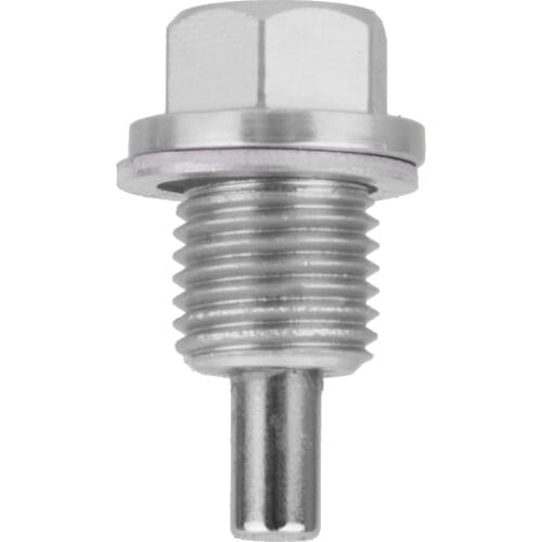M14X1.5 Anodized Magnetic Engine Oil Pan/Transmission Drain Plug Silver Keep Harmful Metal Shaving out of your engine