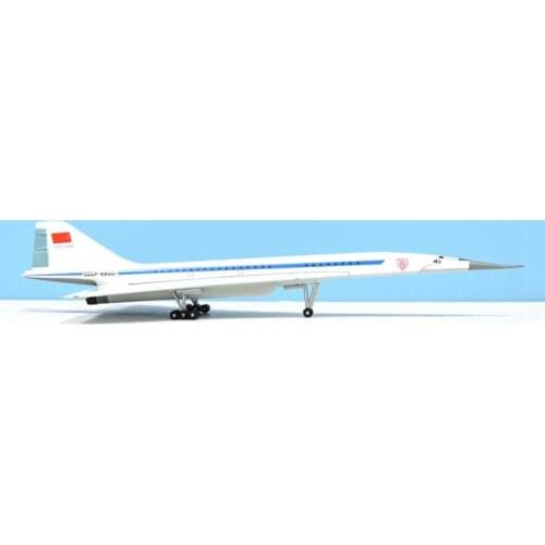 Russia Tupolev Plane Model Toy 1/350 Aeroflot TU-144 CCCP-77114 Diecast Alloy Aircraft Collectible Collection Toy Airplanes