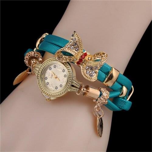 Fashion Womens Watches Luxury Bowknot Bracelet Guess Bracelet Branded Watch Ms Gift Clock Guaranteed Cheap sale 2021 New