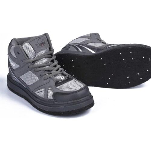 Fly Fishing Shoes 2020 New Upstream Boots Felt Sole With Nails Professional Self Locking Waders Climbing Hiking Skid-proof