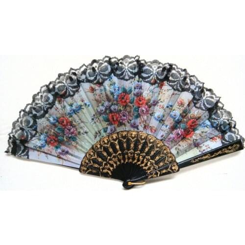 Promotion! Spanish style Hand Fan Decorative Design