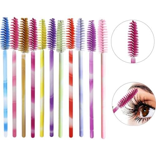 1000Pcs/lot Colorful Eyelashes Brush Disposable Eyelash Mascara Wands Applicator Synthetic for Eye Lashes Extension Makeup Tools