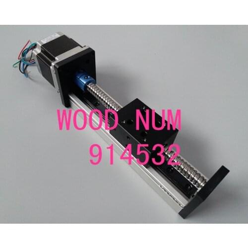 SGX1605 200mm Linear Screw Rail Slider Module Stepper Motor Cross Precision CNC Slider Without Motor