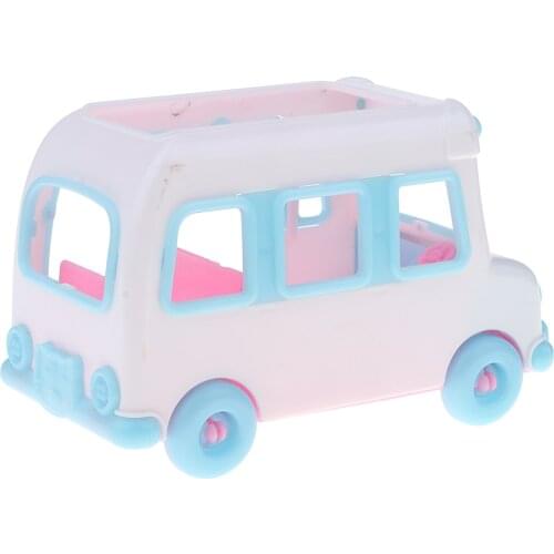 Cute Mini Private Car Electric Car Model Dolls House Miniature Accessory For Little Sister for Kelly Doll Toy