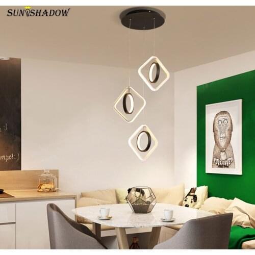 Modern Led Pendant Light 110V 220V Hanging Lamp Chandelier Pendant Lamp Home Decoration Living room Dining room Kitchen Bedside