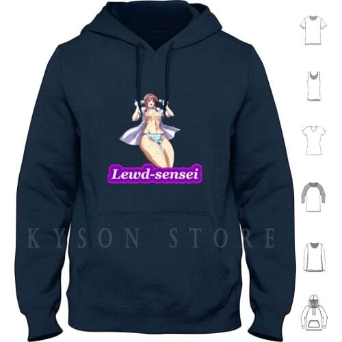 Lewd Anime Girl-Ecchi / Hentai Babe # 36-No Qwaser-Oribe Mafuyu V2 Hoodie long sleeve Cotton High Quality First