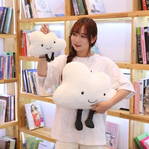 1pc 25CM Cloud Plush Toy Pendant Home Decoration Cushion Sofa Bed Stuffed Dolls Pillow For Kids Children Lover Birthday Gift