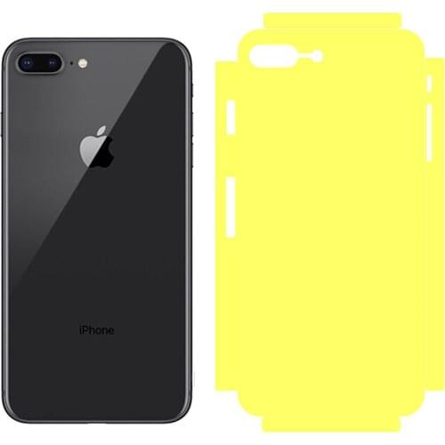 2pcs Full coverage screen protector For iPhone X 8 7 Plus Film Protection Nano-coated back film HD Soft TPU (Not tempered glass)