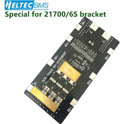 21700 BMS 6S 50A Li-ion For Power tools/mopeds, electric wheelchairs /lawn mowers within 24V/1200W Special for 21700/6S bracket