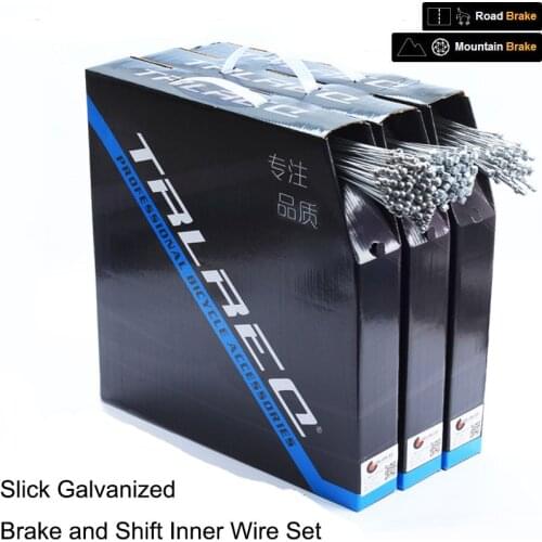 4pcs Galvanized Shifting&Brake Inner Cable Wire Set For MTB bike Road Bicycle Front Rear Derailleur Brake Inner Cable Wire Sets