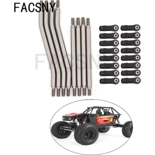 8pcs/set Metal Steel Link Plastic Rod End for RC Car Crawler Axial Capra 1.9 UTB AXI03004