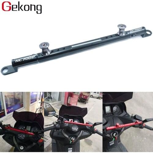 Motorcycle Accessories CNC Aluminum Mutifunctional Cross Bar Steering Damper balance lever Fit For HONDA NC700D NC 700D Hot Sale