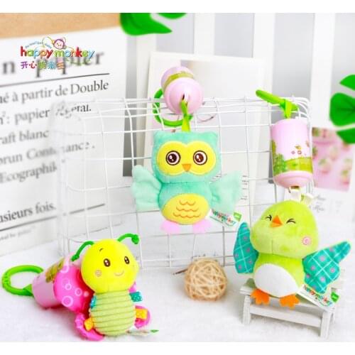 Baby Grasping Hearing Baby Toys 0-1 Years Old Baby Early Education Bed Bell Car Hanging Bed Hanging Sensory Toys Baby Stuff
