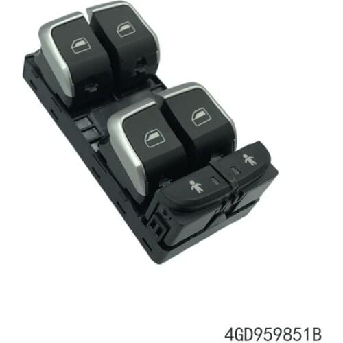 Esirsun Window Master Driver Side Switch Control Button For Audi A6/S6 C7 A7 A8/S8 R8 TT RS6 RS7 RSQ3 4GD959851B, 4GD 959 851B