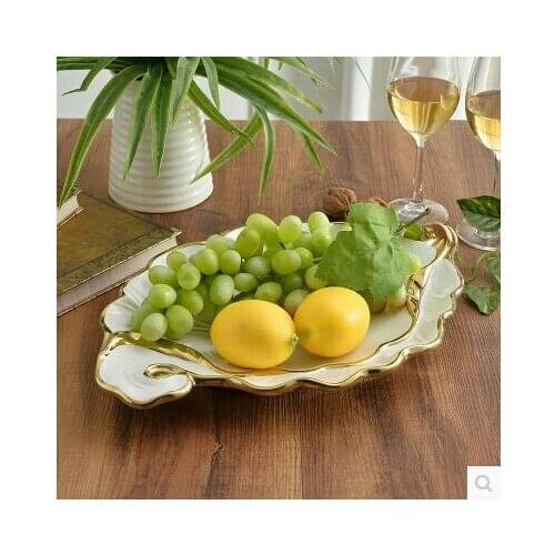 European food container luxury ceramic fruit plate dishes and plates sets dinner plates home accessories decorate SG051