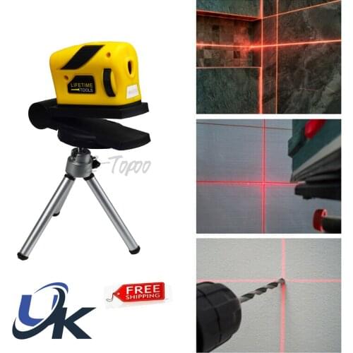 Infrared Laser Level 360 Degree High Precision Adjustable Point/Line/Cross Horizontal Vertical Laser Level Measuring Instrument