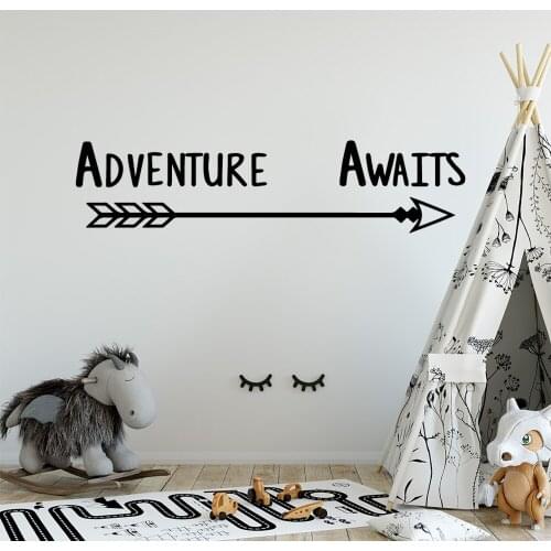 Cute adventure awaits Wall Stickers Personalized Creative For Babys Rooms For Kids Room Decoration