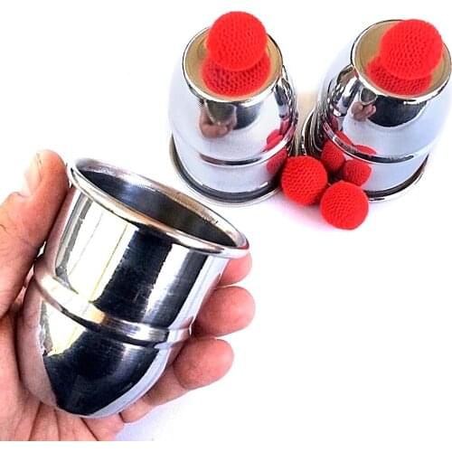 Unreal Cups And Fans Your Tricks Stage Close-Up Balls Up Show Props Magician And Cups X3A4