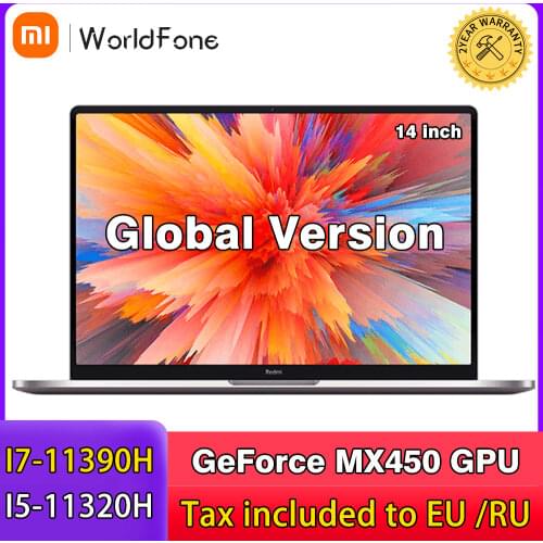 New Original Xiaomi Redmibook Pro 14 Laptops Intel i7-11370H /i5-11300H Ultrabook Notebook16GB Ram Memory Windows 10 Computers