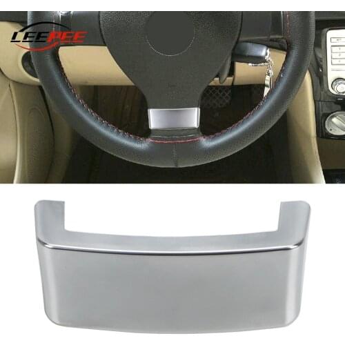 Car Decoration Steering Wheel Trim Sequin Cover Chrome Emblem Auto Accessories for VW Golf MK5 Plus 5 GTI Passat B6 3C Eos Jetta