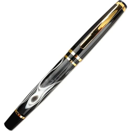 Fountain Pen High Quality Ink Pens Caneta Tinteiro Pluma Fuente Office Gift Black Fountain Pen Luxury School Office