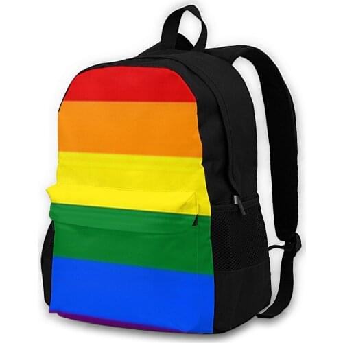 Pride Rainbow Flag Adult backpacks, leisure bags, backpacks, storage bags, men women backpacks
