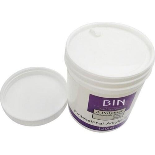 Shellhard 120g Acrylic Powder Acrylic Crystal Nail Powder Nail Art Tips UV Gel Powder Pink Clear White DIY Nail Art Decoration