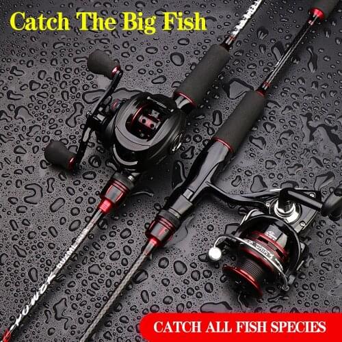 1.8m 2.1m 2.4m 2.7m High Quality Carbon Fishing Spinning Casting Rod Lure Weight 4-20g ML Fishing Pole Sea Bass Spinning Rod