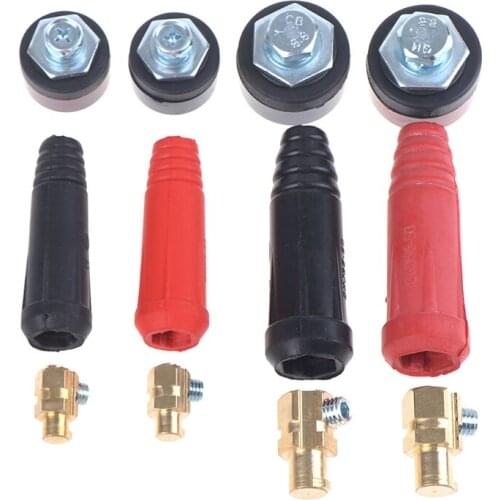 1Pcs Rapid Fitting Europe Welding Machine Cable Connector DKJ 10-25 35-50 Quick Connector Welding Machine Plug Socket