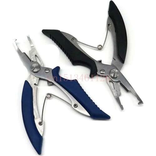 1 pieces ABS stainless steel fishing lures pliers wire cutter pliers opening clamp control fish fishing accessories