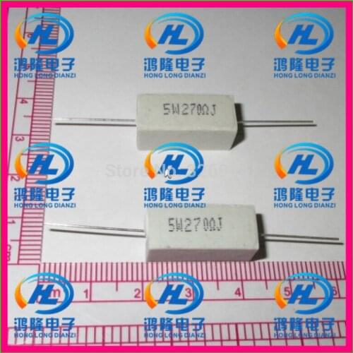 10pcs/lot) 5W 270 ohm +/-5% / 5W 270 ohm 5% / 5W 270RJ