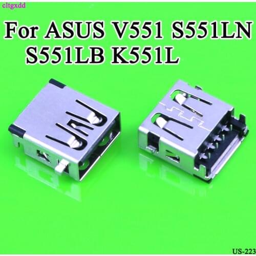 USB 2.0 4Pin Female jack Socket Connector Data Transmission Charging for ASUS S551L S551LN V551 K551L S551LB S551LB S551LN