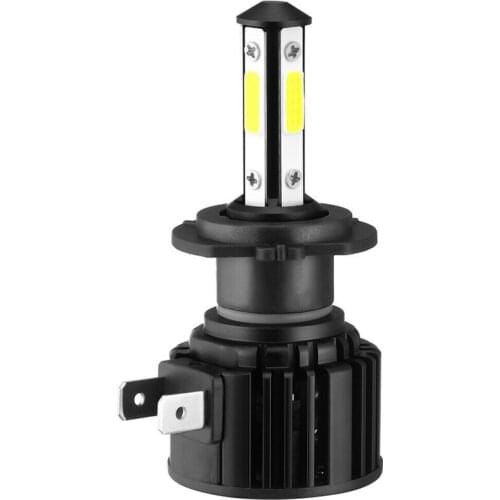 F8 4-Side Glow LED Car Headlight Automobile LED Lamp Upgrade Section Universal Car Headlight