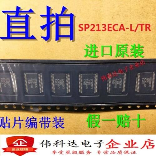 5pcs/lot SP213ECA SP213ECA-L/Tr 5V High-Speed RS232 Transceiver SSOP28 Original