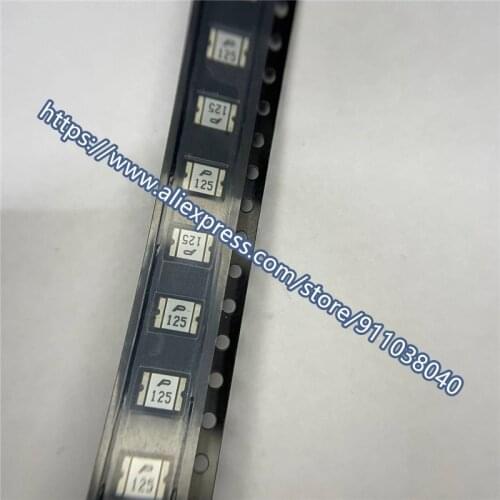 50pcs/LOT SMD1812P125TF FUSE RESETTABLE 1.25A 15V 1812