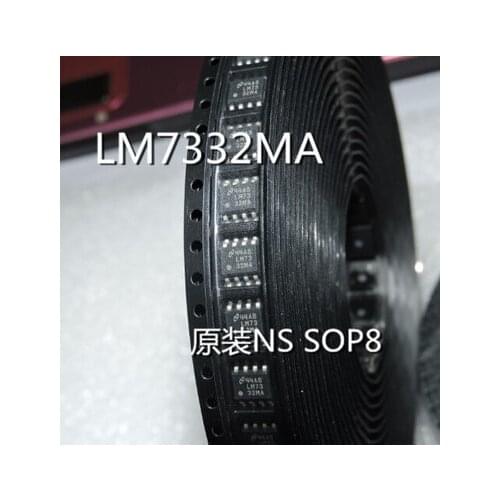 Free Shipping 10PCS/Lot LM7332MA LM7332 SOP-8 Operational amplifier