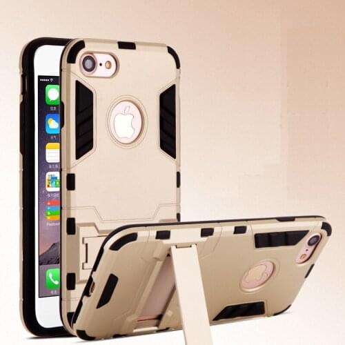 CAPSSICUM Armor Case for Apple iPhone 7 7 Plus PC TPU Hard Anti-knock Shockproof Kickstand Back Cover Shell for iPhone 7Plus