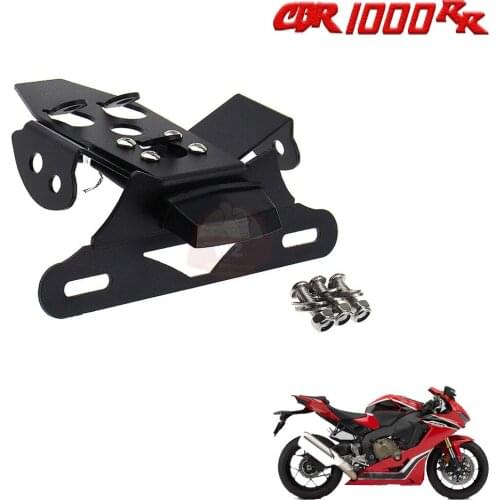 For HONDA CBR1000RR CBR 1000RR 2008-2016 2015 Tail Tidy Fender Eliminator Registration License Plate Holder frame LED Light